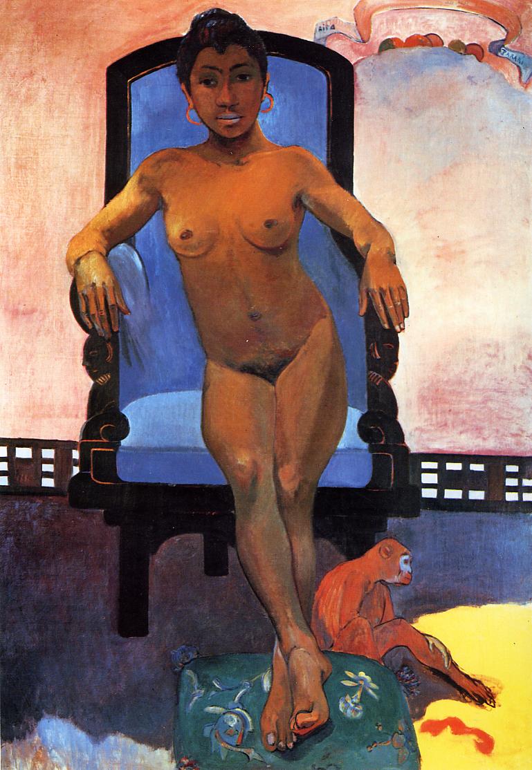 Portrait of Annah the Japanese - Paul Gauguin Painting